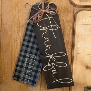 Handmade door tag